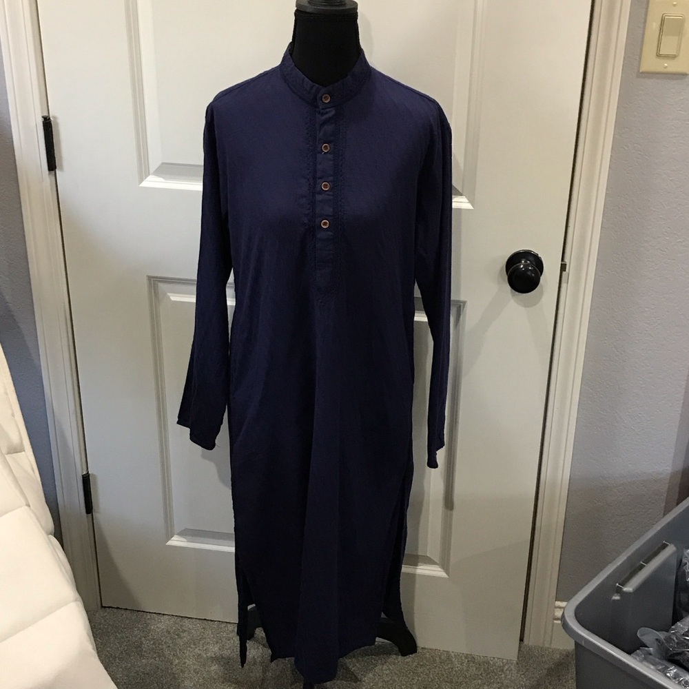 Men's Navy Kurta size 36
